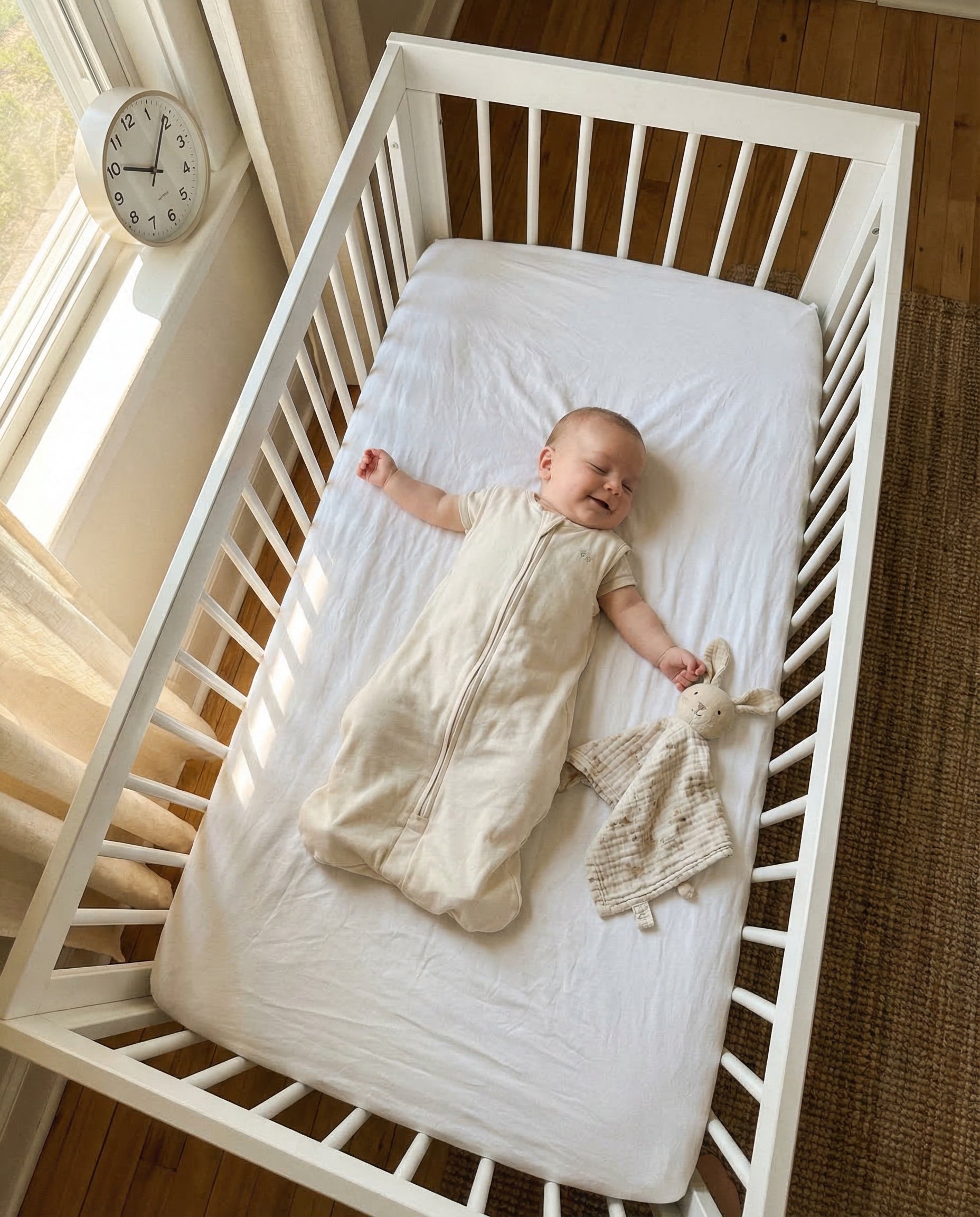 Sleeping baby 10:30am