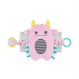 TummyHush Snuggle Monster — pink, front view (hero)