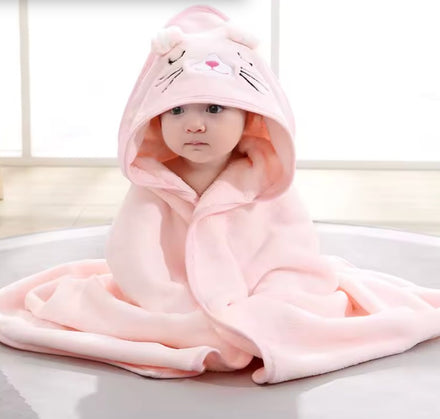 Baby Bunny Hooded Blanket