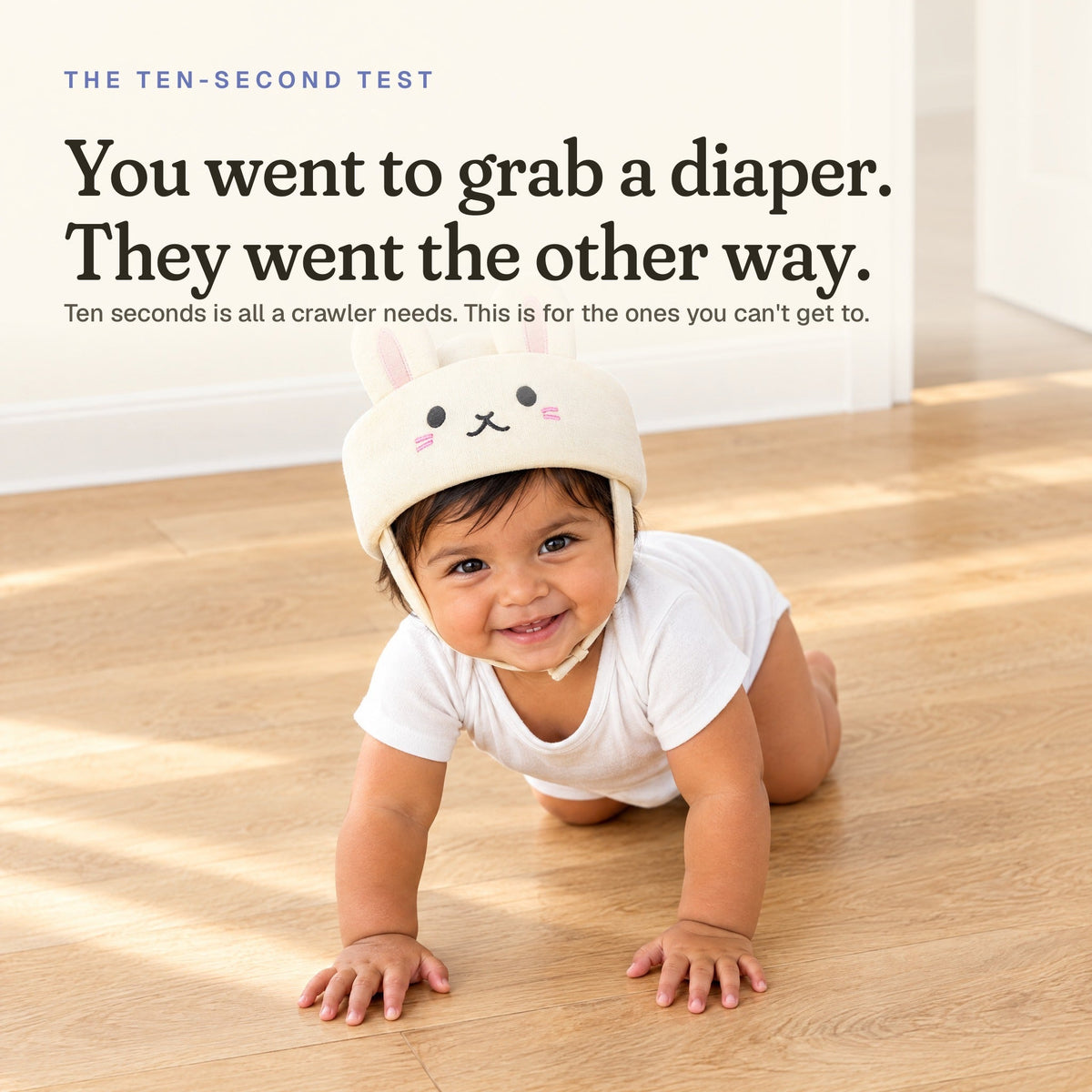 The ten-second test: a padded cap for the moments you can't get to