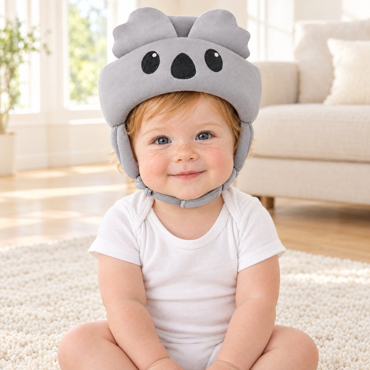 TummyHush Soft Landing Cap — Koala