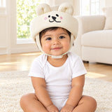 TummyHush Soft Landing Cap — Bear · Beige